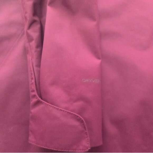 The North Face Burgundy Hooded Jacket - Picture 8 of 17
